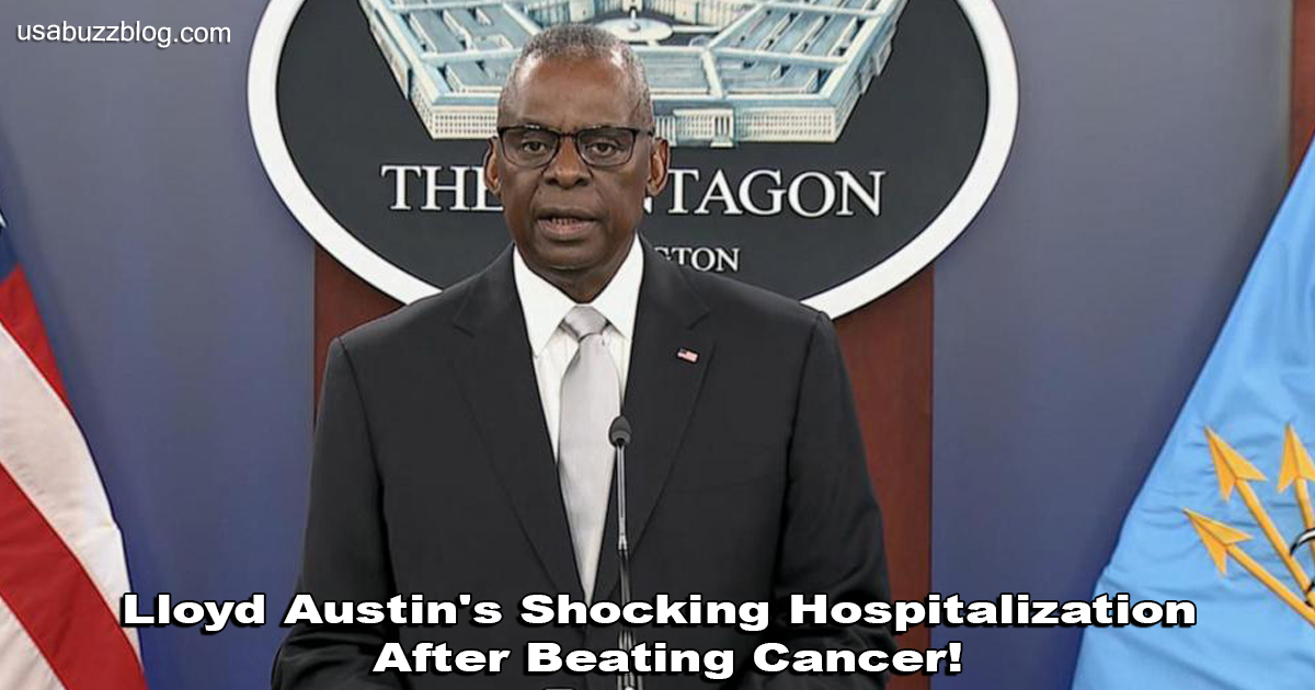 Lloyd Austin’s Health Crisis- National Security Alert!