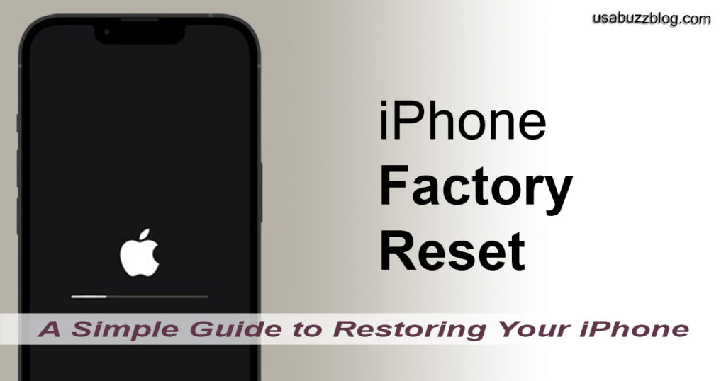 iPhone Factory Reset