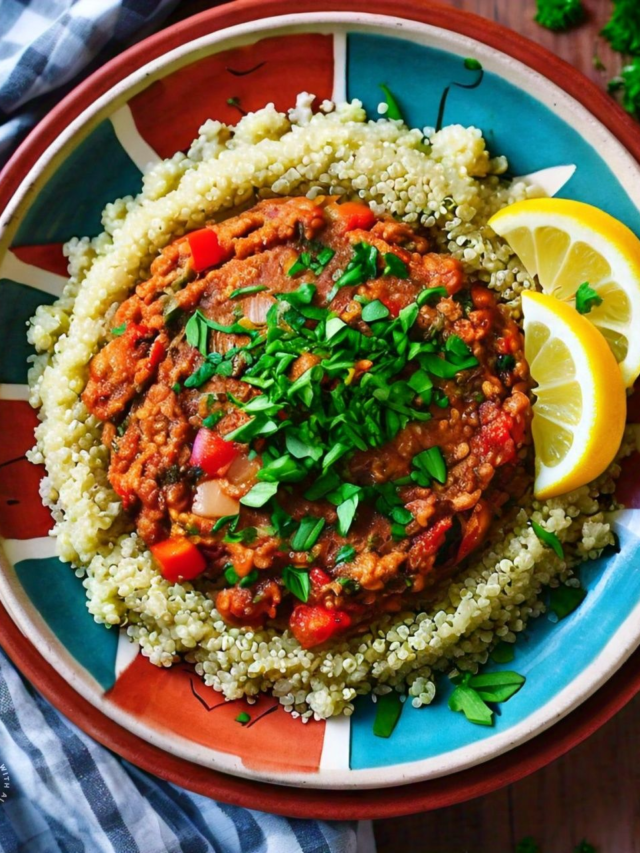 Sizzling Skewers: Grilled Chicken and Vegetable Delight with Quinoa