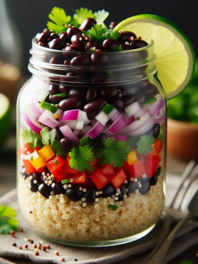 Power Up Your Plate: Quinoa and Black Bean Salad