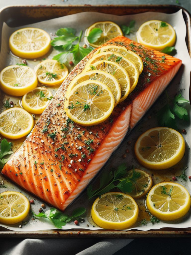 Lemon Herb Bliss: Bake a Perfect Omega-3 Packed Salmon